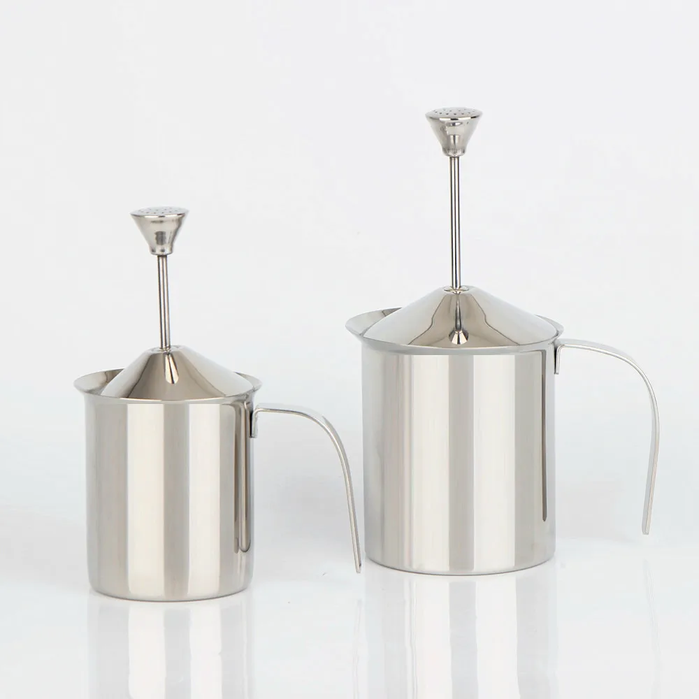 400ML/800ML Stainless Steel Double Mesh Manual Milk Frother Coffee Foamer Creamer Foam Pull Flower Mugs
400ML/800ML Stainless Steel Double Mesh Manual Milk Frother Coffee Foamer Creamer Foam Pull Flower Mugs