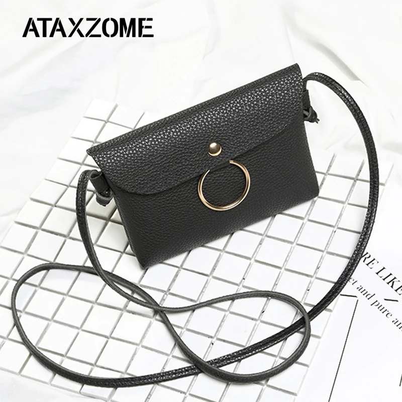 ATAXZOME 2019 new Women's shoulder purse Messenger Bags PU ring decoration Litchi pattern Female bag Adjustable shoulder strap
ATAXZOME 2019 new Women's shoulder purse Messenger Bags PU ring decoration Litchi pattern Female bag Adjustable shoulder strap