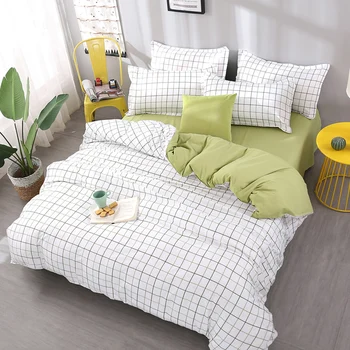 Plaid Bedding Sets Queen King Double twin full king Size Bedlinen Polyester new Duvet Cover Set beautiful bed sheet girl gift
Plaid Bedding Sets Queen King Double twin full king Size Bedlinen Polyester new Duvet Cover Set beautiful bed sheet girl gift