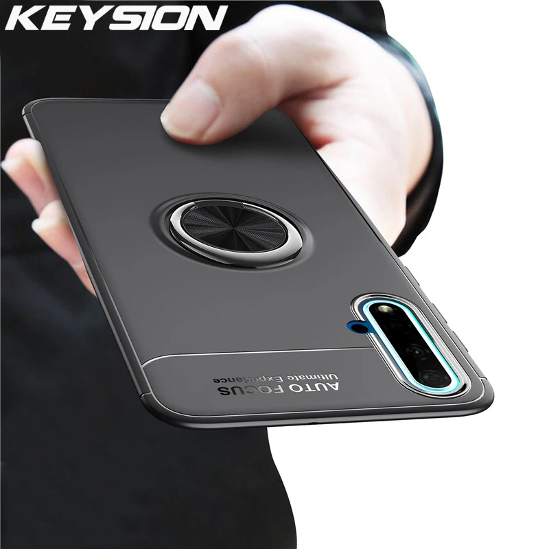 KEYSION Phone Case for Huawei Nova 5 Pro Finger Ring Magnetic Bracket Soft TPU Back Cover For Huawei P20 Lite 2019 Nova 5i Case
KEYSION Phone Case for Huawei Nova 5 Pro Finger Ring Magnetic Bracket Soft TPU Back Cover For Huawei P20 Lite 2019 Nova 5i Case