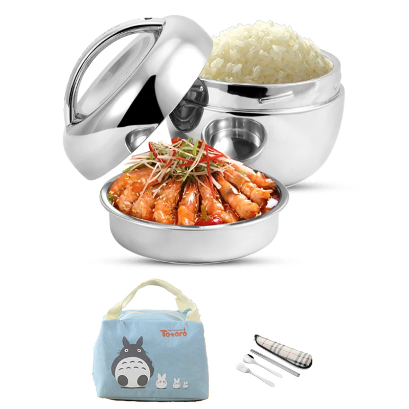 Vacuum Thick Stainless Steel Bento Box cute Japanese Style Lunchbox Kids With Bag Set Thermal Picnic Office Food Container
Vacuum Thick Stainless Steel Bento Box cute Japanese Style Lunchbox Kids With Bag Set Thermal Picnic Office Food Container