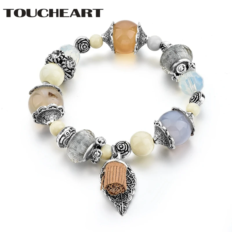 TOUCHEART 2018 Crystal Alloy Glass Combine Bead Charm Bracelet With Leaf Pendant Tassel Pendant Women Charm Bracelets SBR170043
TOUCHEART 2018 Crystal Alloy Glass Combine Bead Charm Bracelet With Leaf Pendant Tassel Pendant Women Charm Bracelets SBR170043