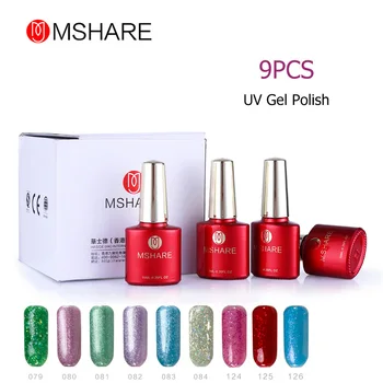 MSHARE 9pcs/B Bling Nail Gel Varnish Green Blue Red Color Gel Polish with Box UV Led Fashion Hot Sale for Christmas Gift
MSHARE 9pcs/B Bling Nail Gel Varnish Green Blue Red Color Gel Polish with Box UV Led Fashion Hot Sale for Christmas Gift
