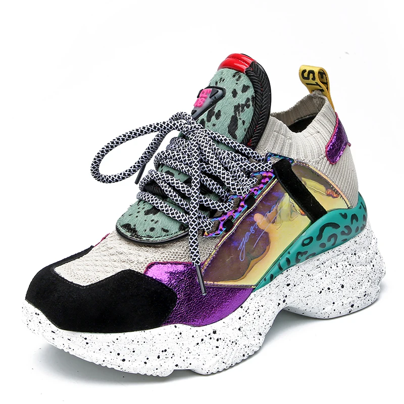 European station 2019 new spring women's shoes leather old shoes women's platform women's shoes leopard socks mouth light tide
European station 2019 new spring women's shoes leather old shoes women's platform women's shoes leopard socks mouth light tide