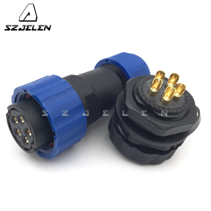 

SD20TP-ZM , Waterproof 5 Pin Connector, LED Power Plug Socket,IP68, Industrial Electrical Cable Wire Connector 5 Pin