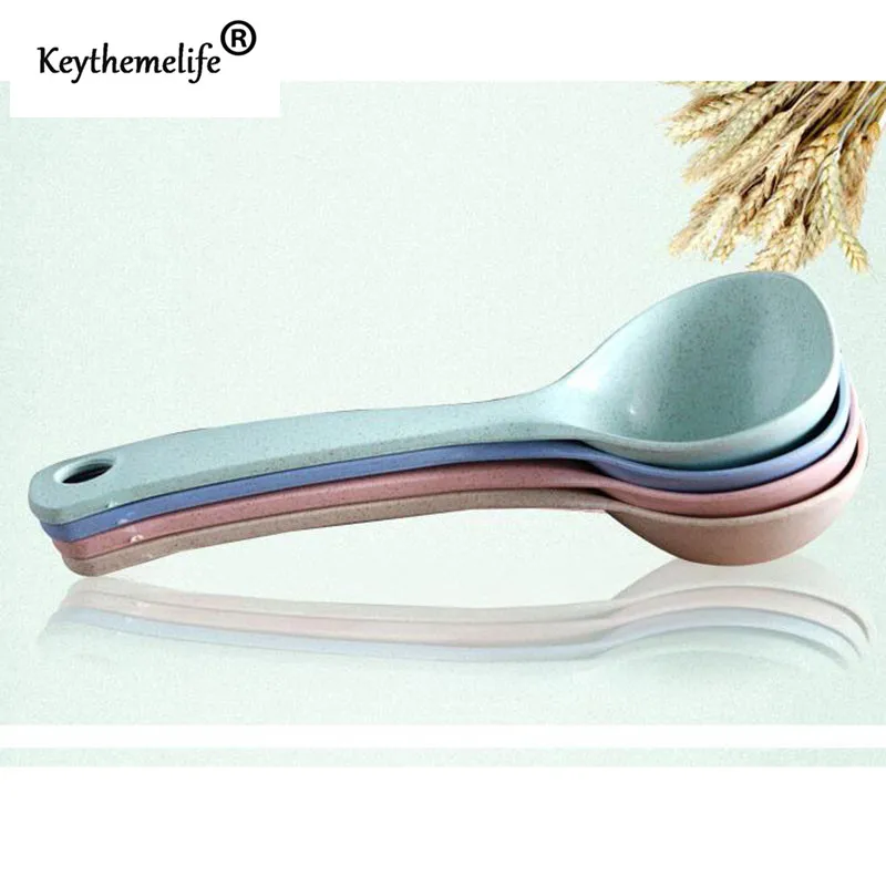 Kitchen Tools 4pcs Soup Spoon Long Handle Rice Spoon Tableware Plastic Kitchenware Large Spoons B
Kitchen Tools 4pcs Soup Spoon Long Handle Rice Spoon Tableware Plastic Kitchenware Large Spoons B