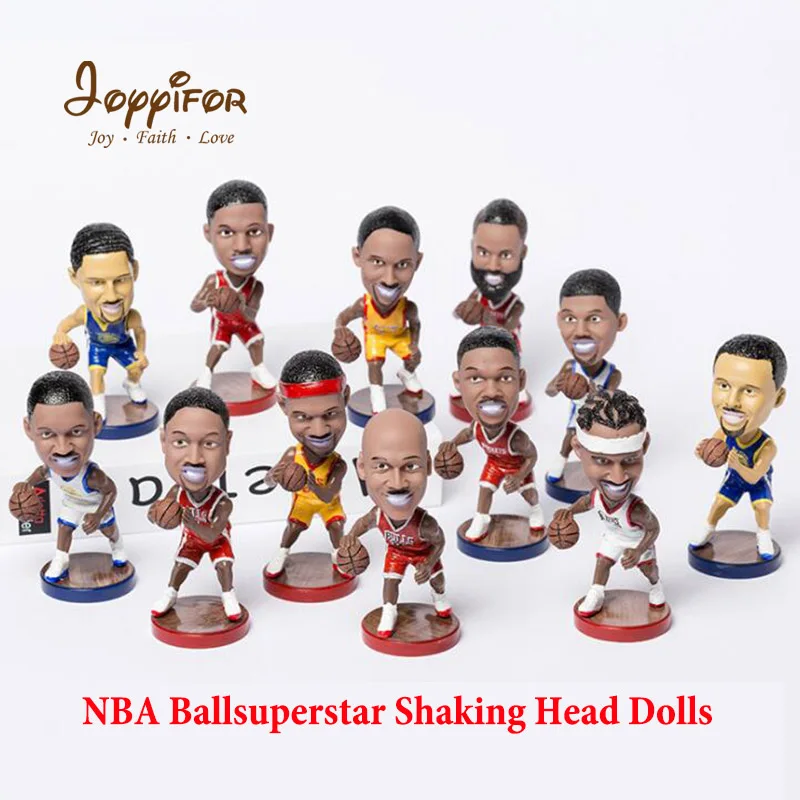 Joyyifor NBA Super Star Player Shaking Head Action Figure Basketball Model Toys Doll Kobe James Curry Harden Wade Car Decoration
Joyyifor NBA Super Star Player Shaking Head Action Figure Basketball Model Toys Doll Kobe James Curry Harden Wade Car Decoration