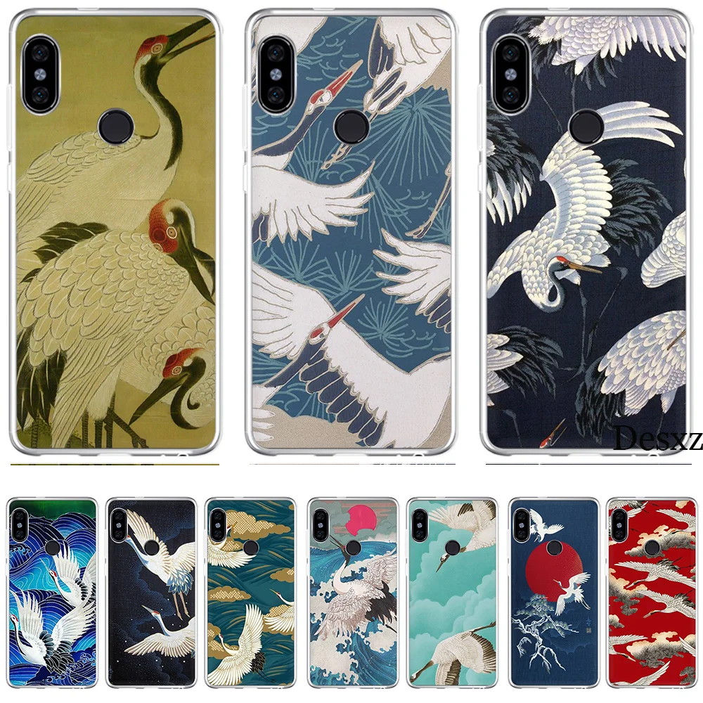 Phone Case Japanese Art Crane For Xiaomi Redmi Mi 8 SE Note 5 5A 6 6X Pro MIX 2S A2 Lite Plus 4X 4A S2 F1
Phone Case Japanese Art Crane For Xiaomi Redmi Mi 8 SE Note 5 5A 6 6X Pro MIX 2S A2 Lite Plus 4X 4A S2 F1