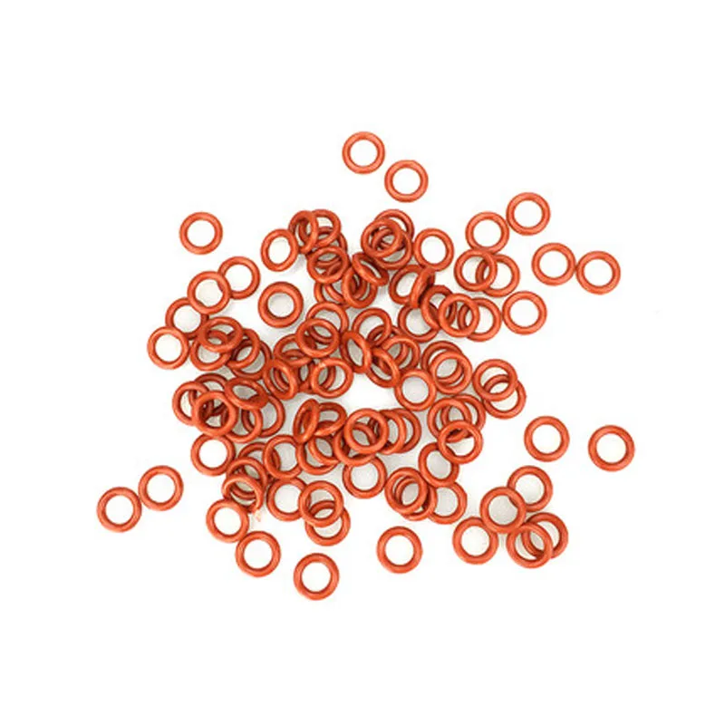 

2pcs Wire diameter 6mm red Silica gel waterproof ring Seal O-ring OD 135mm-175mm High temperature resistance
