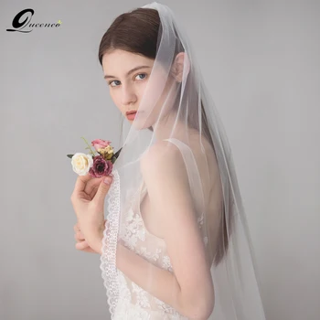 Ivory Wedding Veils Fingertip Veil Bridal Lace Edge Veil with Comb Long Bridal Hair Accessories Bride Mantilla Wedding Veil
Ivory Wedding Veils Fingertip Veil Bridal Lace Edge Veil with Comb Long Bridal Hair Accessories Bride Mantilla Wedding Veil