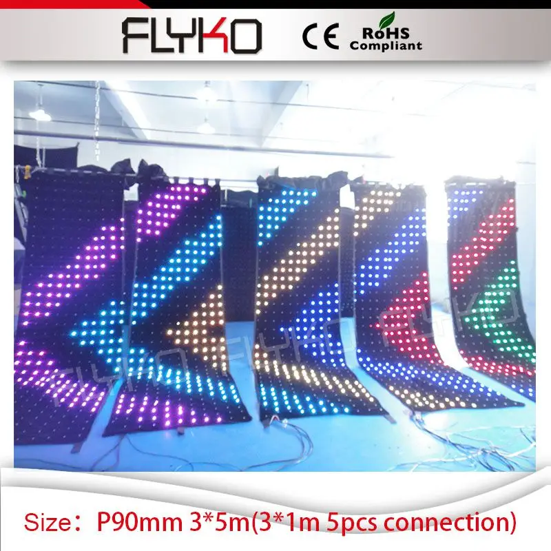 10ft height by 17ft width P9 video curtain 5pcs 3m height by 1m width link together no gap stage booth led screen
10ft height by 17ft width P9 video curtain 5pcs 3m height by 1m width link together no gap stage booth led screen