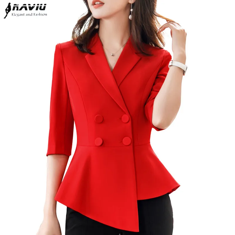 Women Red blazer Slim Spring Autumn new Elegant Office Lady Jacket OL temperament formal business uniforms
Women Red blazer Slim Spring Autumn new Elegant Office Lady Jacket OL temperament formal business uniforms