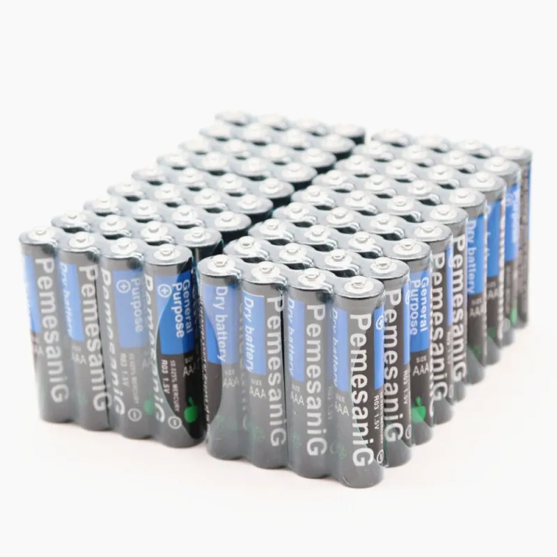 30pcs 1.5V AAA Battery Zinc Carbon LR03 SUM4 1.5V Dry Batteries Extra Heavy Duty For Camera Radio Toys Wholesale
30pcs 1.5V AAA Battery Zinc Carbon LR03 SUM4 1.5V Dry Batteries Extra Heavy Duty For Camera Radio Toys Wholesale