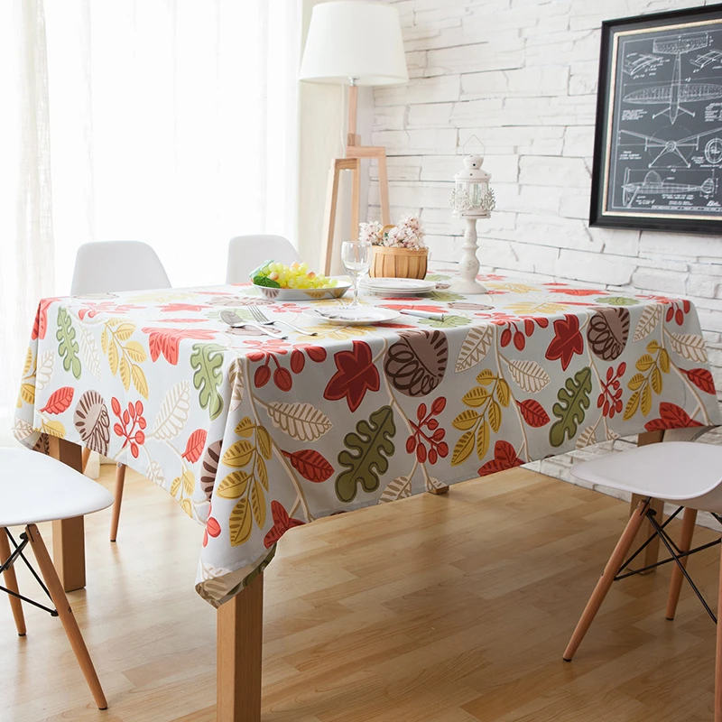 Pastoral Printing And Dyeing Leaves Tablecloth Cotton Polyester Rectangular Table Cloth For Table Decor Home Tea Table cover
Pastoral Printing And Dyeing Leaves Tablecloth Cotton Polyester Rectangular Table Cloth For Table Decor Home Tea Table cover