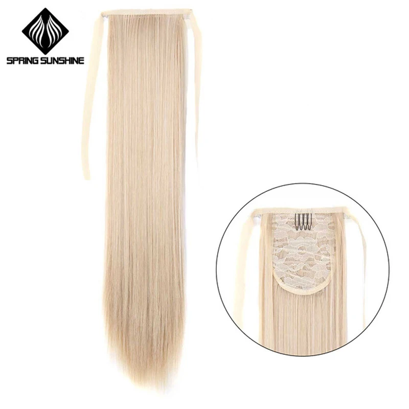 26inch Ponytail Hairpiece 60cm Female Long Straight Clip Hair Tail False Hair With Hairpins Synthetic Hair Extensions
26inch Ponytail Hairpiece 60cm Female Long Straight Clip Hair Tail False Hair With Hairpins Synthetic Hair Extensions