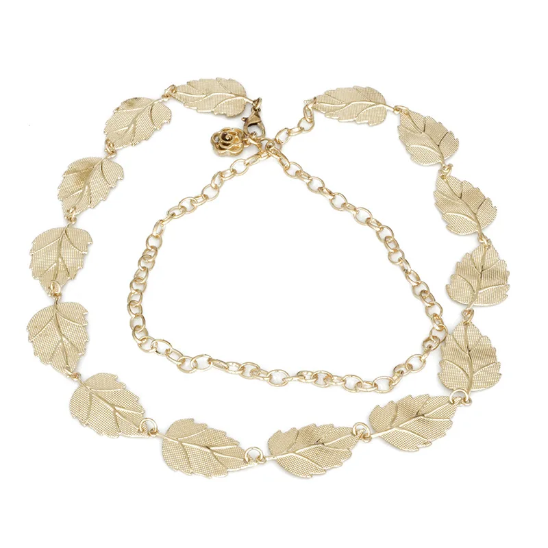 2019 Cool Metal Lady Preferential Hot Explosion Leaves Decorative Personality & Brief Belt Women Metal Waist Chain Free Shipping
2019 Cool Metal Lady Preferential Hot Explosion Leaves Decorative Personality & Brief Belt Women Metal Waist Chain Free Shipping