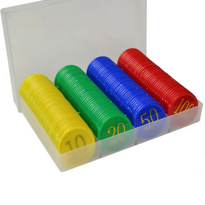 Poker Chips SET ABS Plastic Chips Education Children 
Poker Chips SET ABS Plastic Chips Education Children