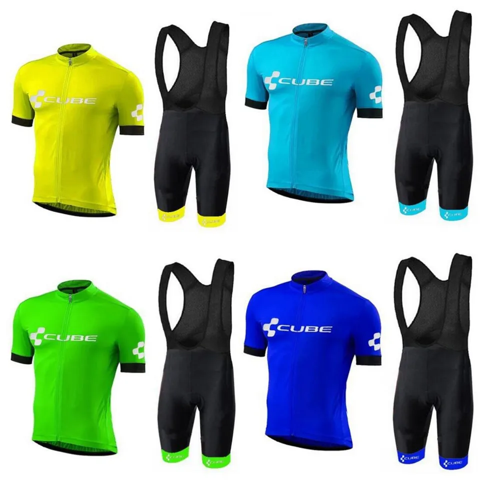 2018 new Brand Pro Team Cube Cycling Jersey Ropa Ciclismo Quick-Dry Sports Jersey Cycling Clothing cycle bicycle Wear racing