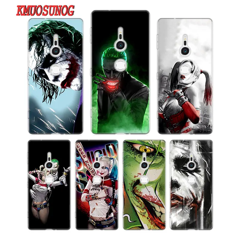 Transparent Soft Silicone Phone Case Hero Joker and Harley Quinn for Sony Xperia M5 E5 Z5 XA1 XA2 XZ1 XZ2 Compact
Transparent Soft Silicone Phone Case Hero Joker and Harley Quinn for Sony Xperia M5 E5 Z5 XA1 XA2 XZ1 XZ2 Compact