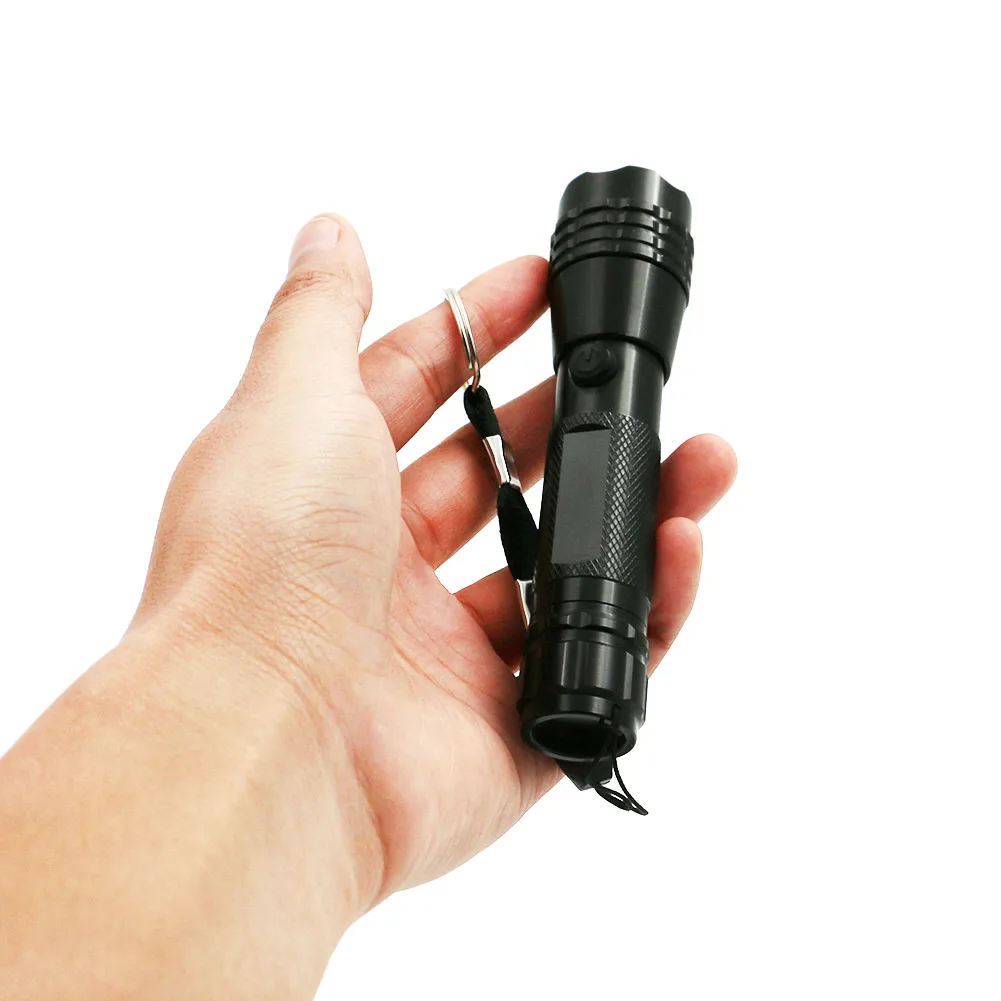High-quality Lanterna Waterproof Mini Black LED Flashlight 1 Mode Tactical Torch Flash Light For Camping Hiking With Keychain
High-quality Lanterna Waterproof Mini Black LED Flashlight 1 Mode Tactical Torch Flash Light For Camping Hiking With Keychain