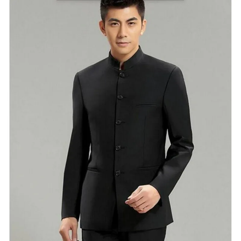New Doudoune Homme Chinese Collar Suit Jacket For Men New Mandarin Slim Fit Blazers Male Wedding Jackets High Quality Custom
New Doudoune Homme Chinese Collar Suit Jacket For Men New Mandarin Slim Fit Blazers Male Wedding Jackets High Quality Custom