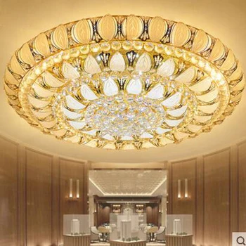 Golden atmosphere living room crystal lamps round ceiling lamps living room lamp bedroom restaurant LED home lighting fixture
Golden atmosphere living room crystal lamps round ceiling lamps living room lamp bedroom restaurant LED home lighting fixture
