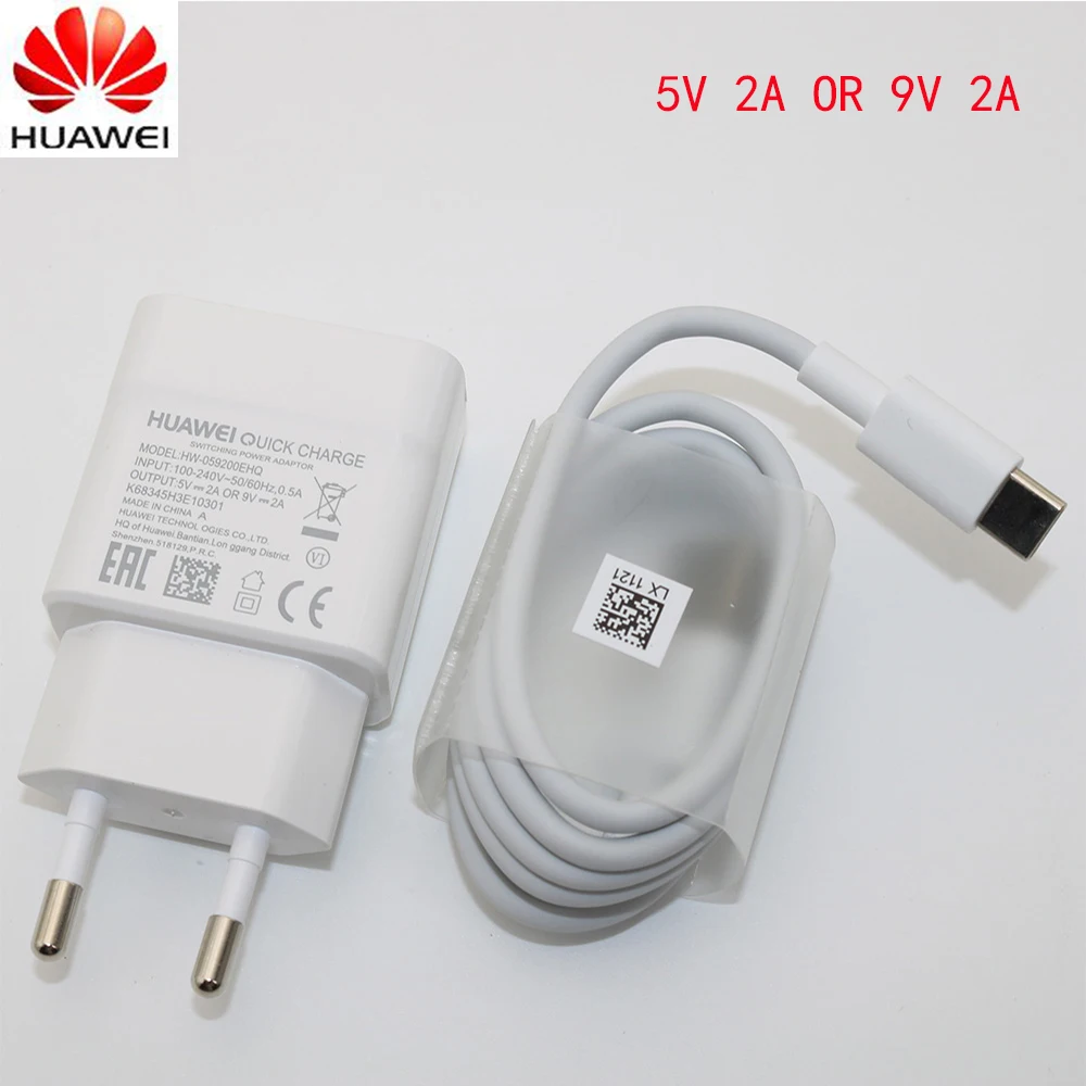 Original Huawei p20 Lite Fast Charger QC 2.0 Quick Charge Adapter USB C Cable For p20 p10 P9 Lite P8 Honor 9 8 Nova 2 3 3i 4 V10
Original Huawei p20 Lite Fast Charger QC 2.0 Quick Charge Adapter USB C Cable For p20 p10 P9 Lite P8 Honor 9 8 Nova 2 3 3i 4 V10
