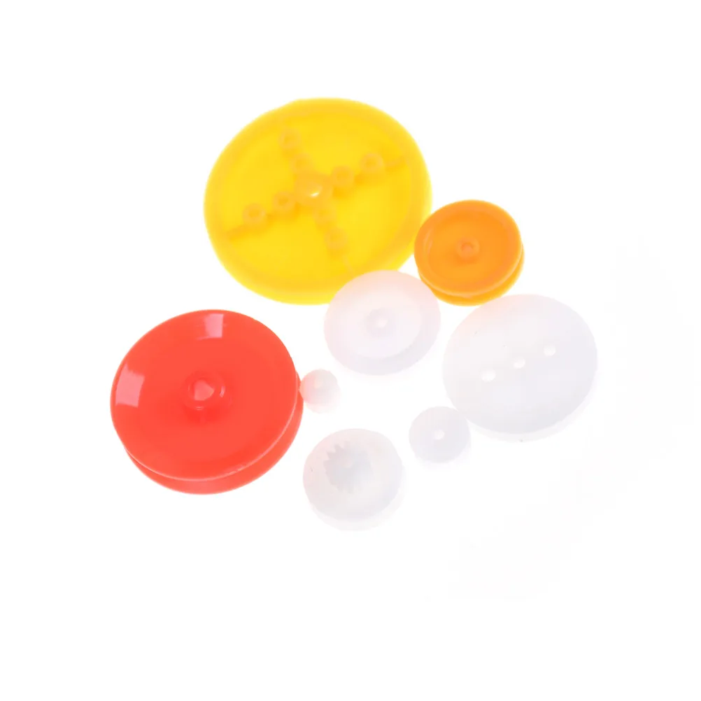 Mixed 7pcs Belt Pulley Pack Select 7 Models Plastic Gear Bag DIY Drive Accessories For DIY Toy Car Accessories
Mixed 7pcs Belt Pulley Pack Select 7 Models Plastic Gear Bag DIY Drive Accessories For DIY Toy Car Accessories
