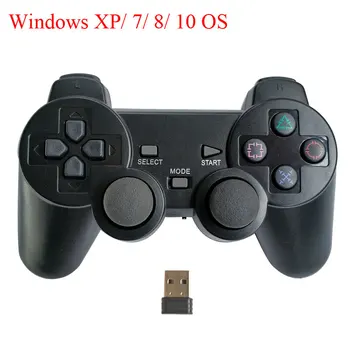 PC game controller with double vibration and PC-360 mode for Windows 7/ 8/ 10, wireless gamepad with mini USB adapter
PC game controller with double vibration and PC-360 mode for Windows 7/ 8/ 10, wireless gamepad with mini USB adapter