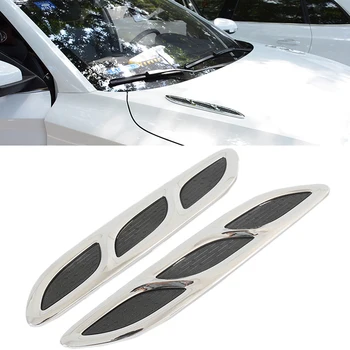 2Pcs for Car Decoration Shark Gill Car Styling 3D Vent Air Flow Fender Chrome Alloy Metal Sticker Decal Sticker
2Pcs for Car Decoration Shark Gill Car Styling 3D Vent Air Flow Fender Chrome Alloy Metal Sticker Decal Sticker