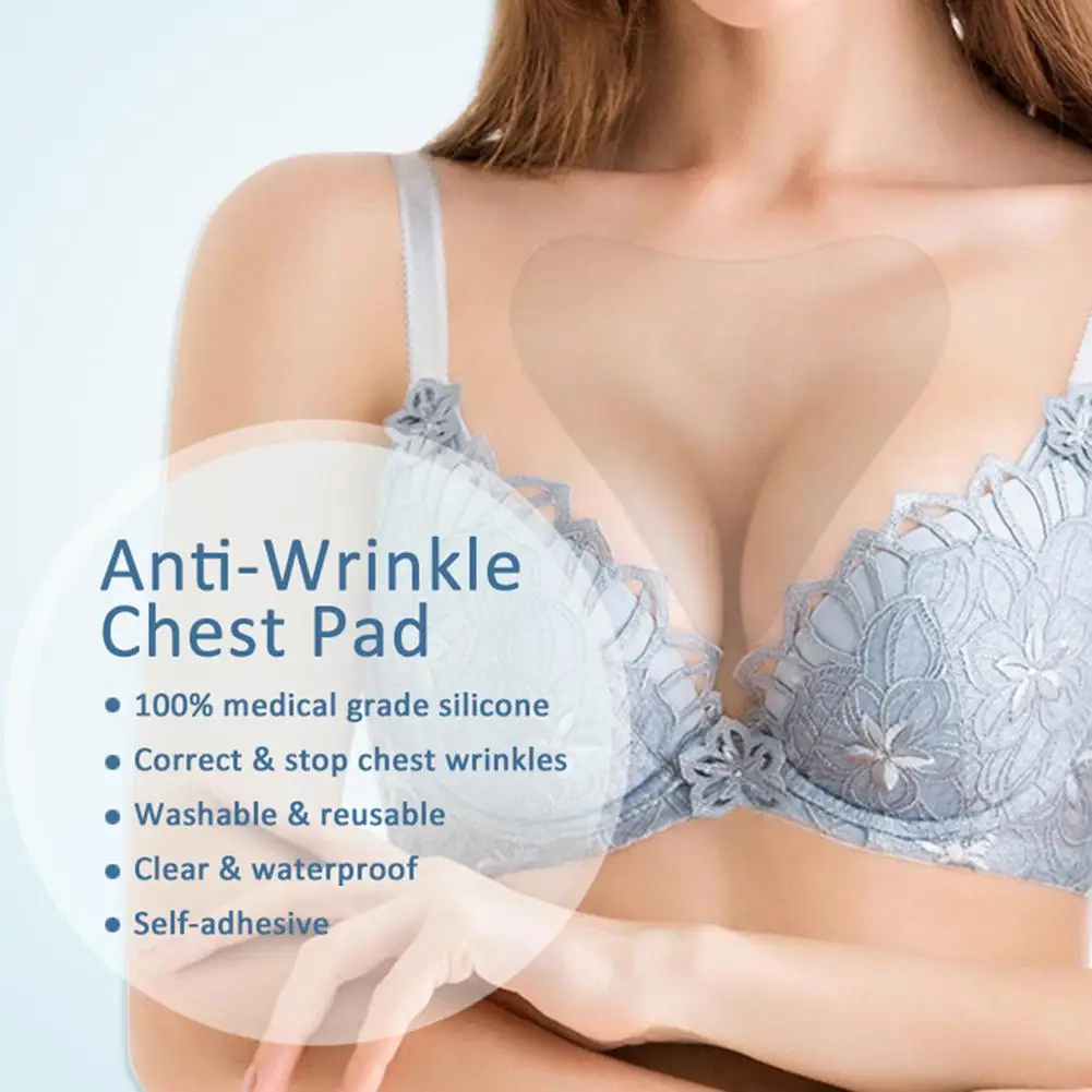 Reusable Silicone Heart Anti-wrinkle Chest Neck Pad Waterproof Sweat-proof Patch New
Reusable Silicone Heart Anti-wrinkle Chest Neck Pad Waterproof Sweat-proof Patch New