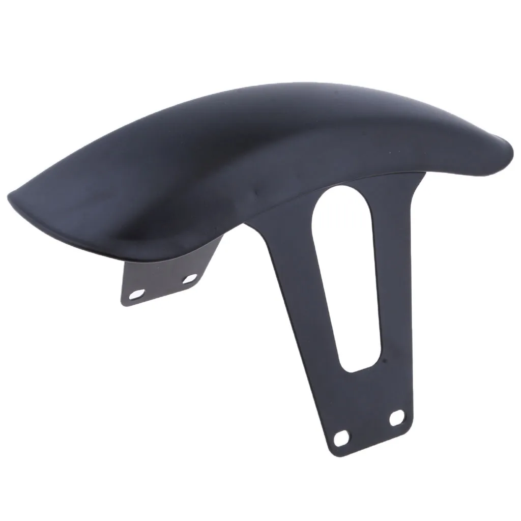 1 Pcs Black Metal Motorcycle Front Fender Protector Mudguard Cover For Honda CG125/CM125 Motorcycle Retrofit Fender Accessory