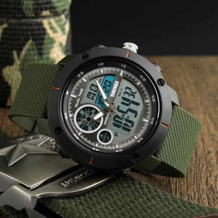 skmei army watch price
