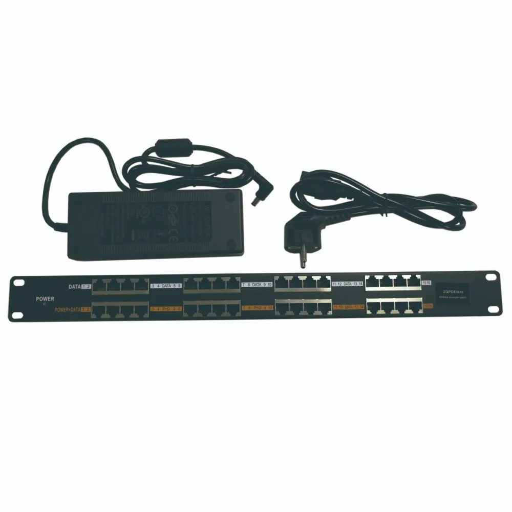 16 port 100Mbps Poe injector with 48v120w PoE power adapter Power over Ethernet for Dahua/Mikrotik camera WiFi access point
16 port 100Mbps Poe injector with 48v120w PoE power adapter Power over Ethernet for Dahua/Mikrotik camera WiFi access point