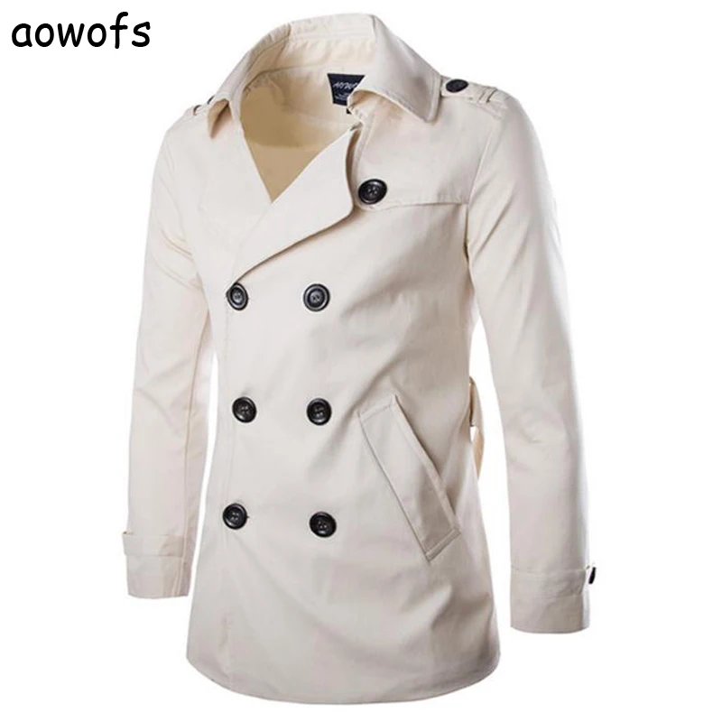 Fashion 2017 Aowofs Foreign trade man original 100% cotton windbreaker double-breasted coat high-quality England trech
Fashion 2017 Aowofs Foreign trade man original 100% cotton windbreaker double-breasted coat high-quality England trech