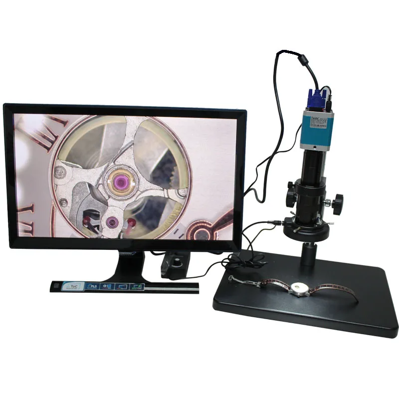1080P VGA USB C-mount Full HD Industrial Microscope Camera SD Card Video Recorder +10X-180X Zoom C-MOUNT Lens+LED+stand holder
1080P VGA USB C-mount Full HD Industrial Microscope Camera SD Card Video Recorder +10X-180X Zoom C-MOUNT Lens+LED+stand holder
