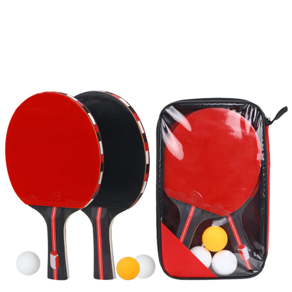2PCS Professional Table Tennis Ping Pong Racket Paddle Bat + 3 Balls Bag Sets Children Table Tennis Training Accessories
2PCS Professional Table Tennis Ping Pong Racket Paddle Bat + 3 Balls Bag Sets Children Table Tennis Training Accessories