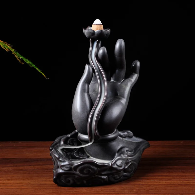 Lotus buddha incense burner ceramic incense stove smoke tower incense cone buddhist supplies religious free shipping
Lotus buddha incense burner ceramic incense stove smoke tower incense cone buddhist supplies religious free shipping