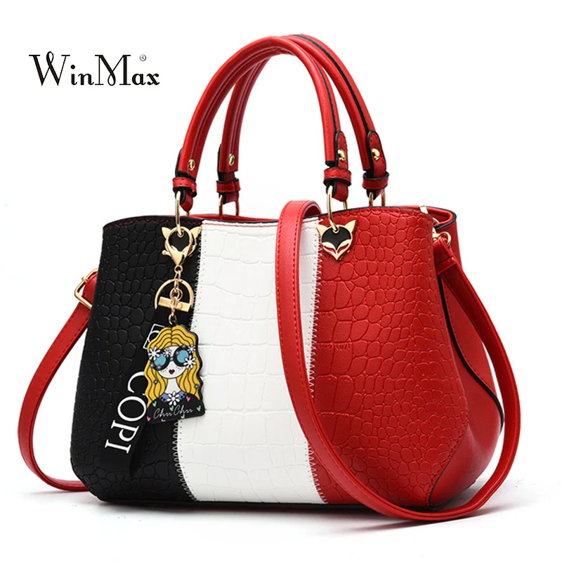 Crocodile Shoulder Bags For Women 2019 Luxury Designer Handbag Panelled Female Tote Bag Fashion Ladies Messenger Hand Bag Bolsas
Crocodile Shoulder Bags For Women 2019 Luxury Designer Handbag Panelled Female Tote Bag Fashion Ladies Messenger Hand Bag Bolsas