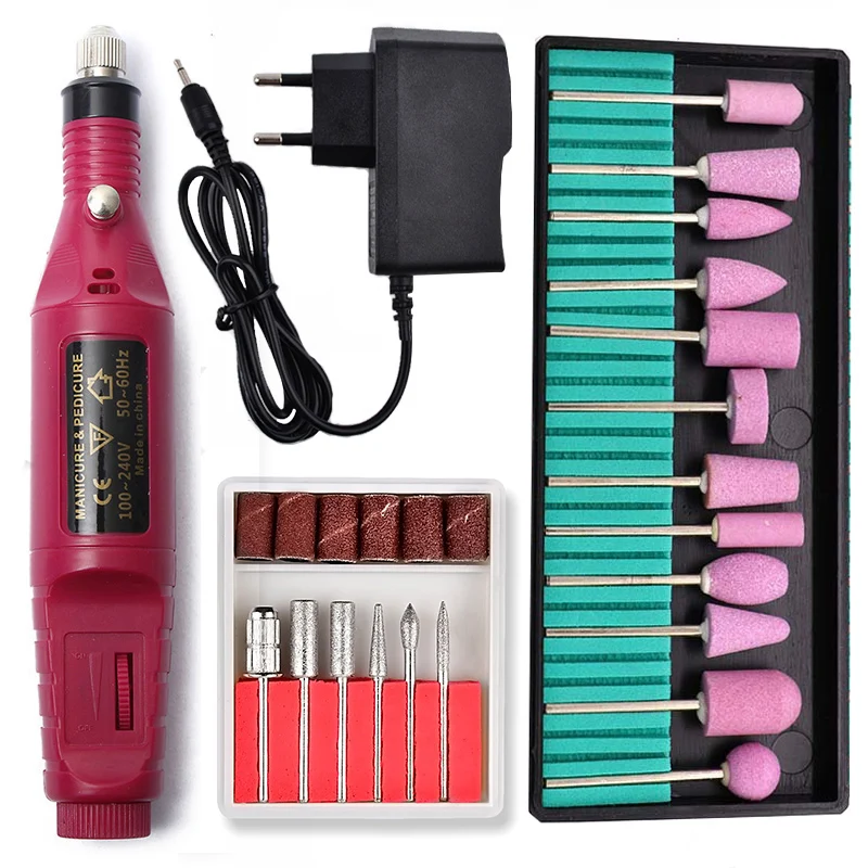 Professional Electric Nail Drill Machine Manicure Pedicure Tools Quartz Drill Bits Rotary Gel Cuticle Remover Nail Art Apparatus
Professional Electric Nail Drill Machine Manicure Pedicure Tools Quartz Drill Bits Rotary Gel Cuticle Remover Nail Art Apparatus