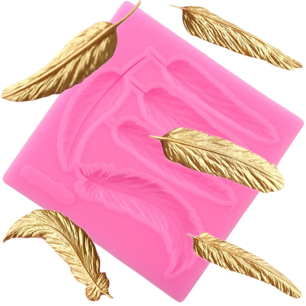 Leaves Feather Shape 3D Craft Relief Chocolate Confectionery Silicone Mold Fondant Cake Kitchen Decorating DIY Tools
Leaves Feather Shape 3D Craft Relief Chocolate Confectionery Silicone Mold Fondant Cake Kitchen Decorating DIY Tools