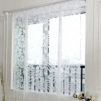 Europe Flower White Yarn Curtain Window Tulle Curtains For Living Room Bedroom Kitchen Modern Window Treatments Voile Curtain
Europe Flower White Yarn Curtain Window Tulle Curtains For Living Room Bedroom Kitchen Modern Window Treatments Voile Curtain