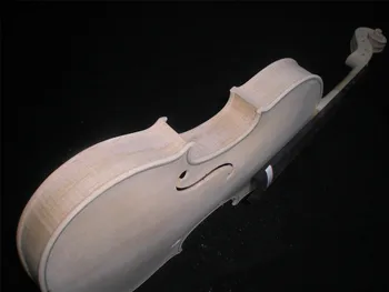 Nice Flamed Whole Maple Back Unvarnished Violin 4/4 Full Size Spruce Top WH0505#
Nice Flamed Whole Maple Back Unvarnished Violin 4/4 Full Size Spruce Top WH0505#