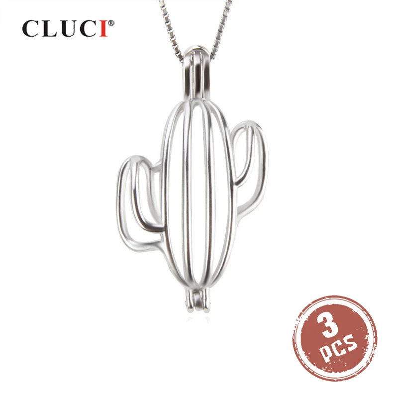 CLUCI 3pcs Silver 925 Cactus Shaped Pearl Pendant Locket for Women Necklace Making 925 Sterling Silver Cactus Pendant SC304SB
CLUCI 3pcs Silver 925 Cactus Shaped Pearl Pendant Locket for Women Necklace Making 925 Sterling Silver Cactus Pendant SC304SB
