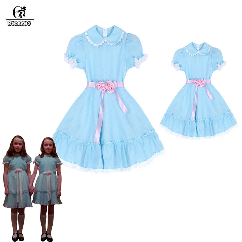 ROLECOS Girl Kids Halloween Costume The Shining Twins Cosplay Costume Parent-child Clothing Kids Dress Sweet Lace Girl Dress
ROLECOS Girl Kids Halloween Costume The Shining Twins Cosplay Costume Parent-child Clothing Kids Dress Sweet Lace Girl Dress