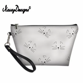Noisydesigns PU Cosmetic Bag 3D Sweet Cat Print Designer for Women Beauty Makeup Travel Organizers Bags Pouch Mini Toiletry Bag 
Noisydesigns PU Cosmetic Bag 3D Sweet Cat Print Designer for Women Beauty Makeup Travel Organizers Bags Pouch Mini Toiletry Bag