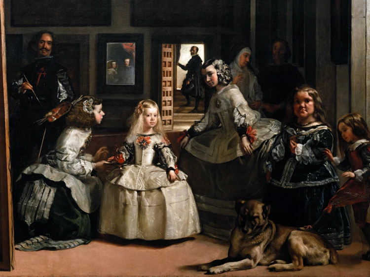 

giant posters classical portrait canvas painting details from Velazquez Diego Rodriguez The Family of Felipe IV or Las Meninas