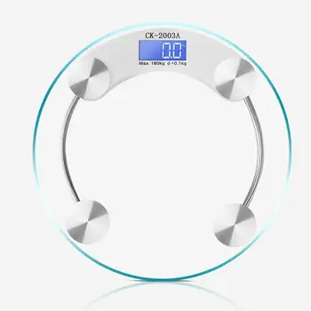 Digital bathroom scale, 180kg weight scale, round design and start-up steps oversized LED display weight balance
Digital bathroom scale, 180kg weight scale, round design and start-up steps oversized LED display weight balance