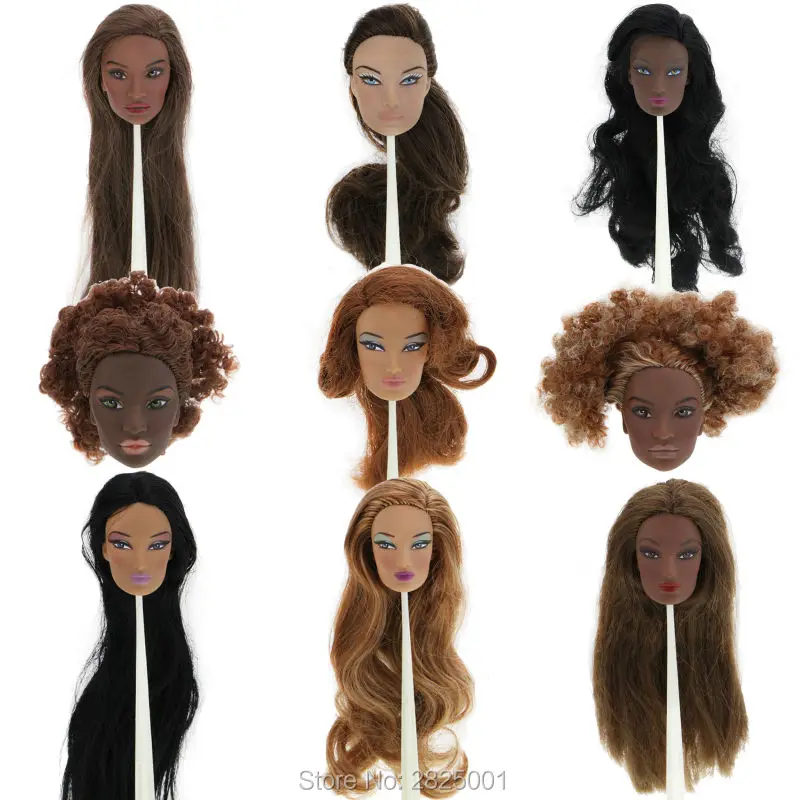 1x Limited Edition Collection Doll Head Long Brown Black Curly Straight Hair DIY Accessories For For FR Doll 12" 1/6 Body Toy
1x Limited Edition Collection Doll Head Long Brown Black Curly Straight Hair DIY Accessories For For FR Doll 12" 1/6 Body Toy