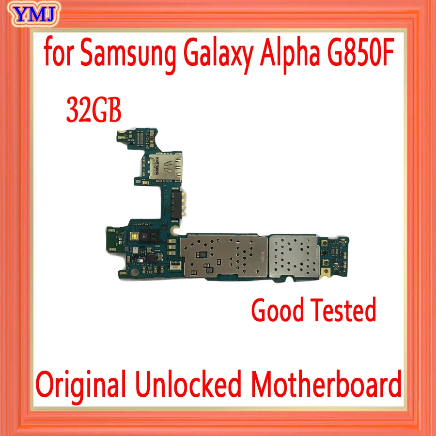 Материнская плата 32 ГБ для Samsung Galaxy Alpha G850F с полными чипами оригинальная